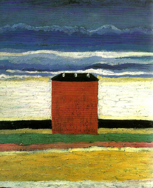 Kazimir Malevich red house oil painting picture